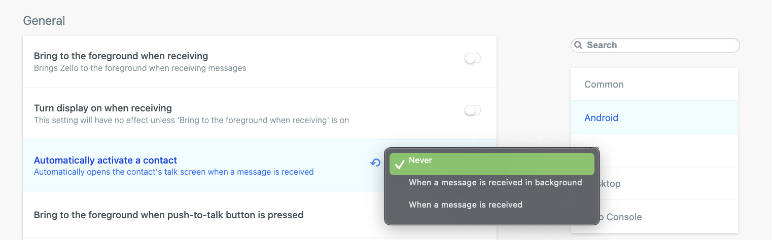 Automatically Activate a Contact setting is configured to the value Never
    