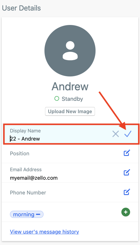 Add a two digit prefix to the user's display name